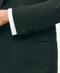 Black Fleece Peak Lapel Tuxedo in Wool-Silk
