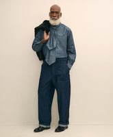 Brooks Brothers X Engineered Garments Cotton Denim Fatigue Dress Pants