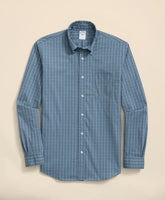 Performance Series Stretch Polo Button-Down Collar, Tartan Sport Shirt