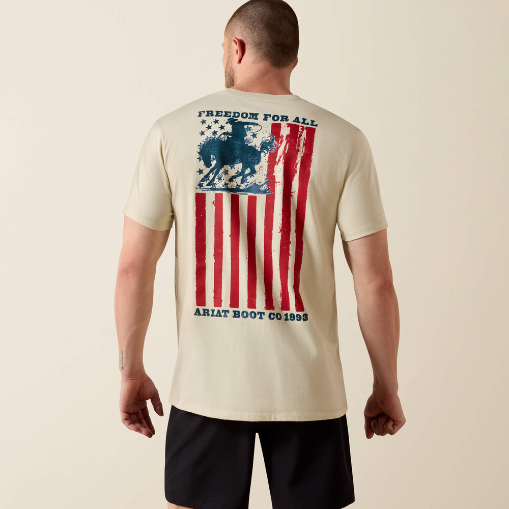 Ariat Ariat Split Freedom Painted Classic Fit T-Shirt Men